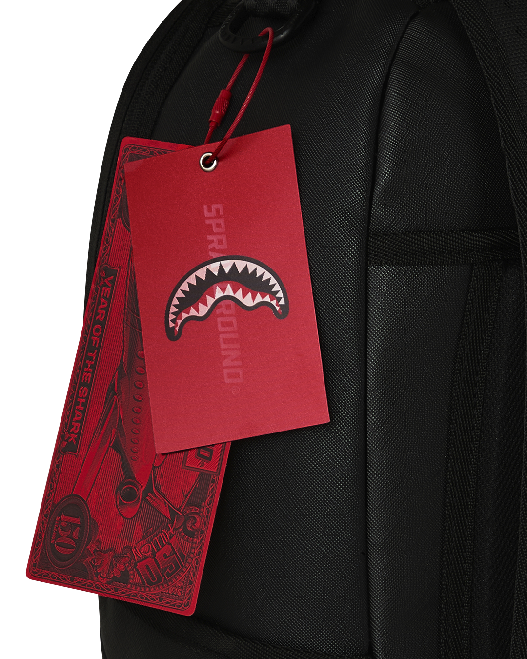 SPRAYGROUND® BACKPACK BLACKED OUT EMBOSSED GOLD TOOTH BACKPACK