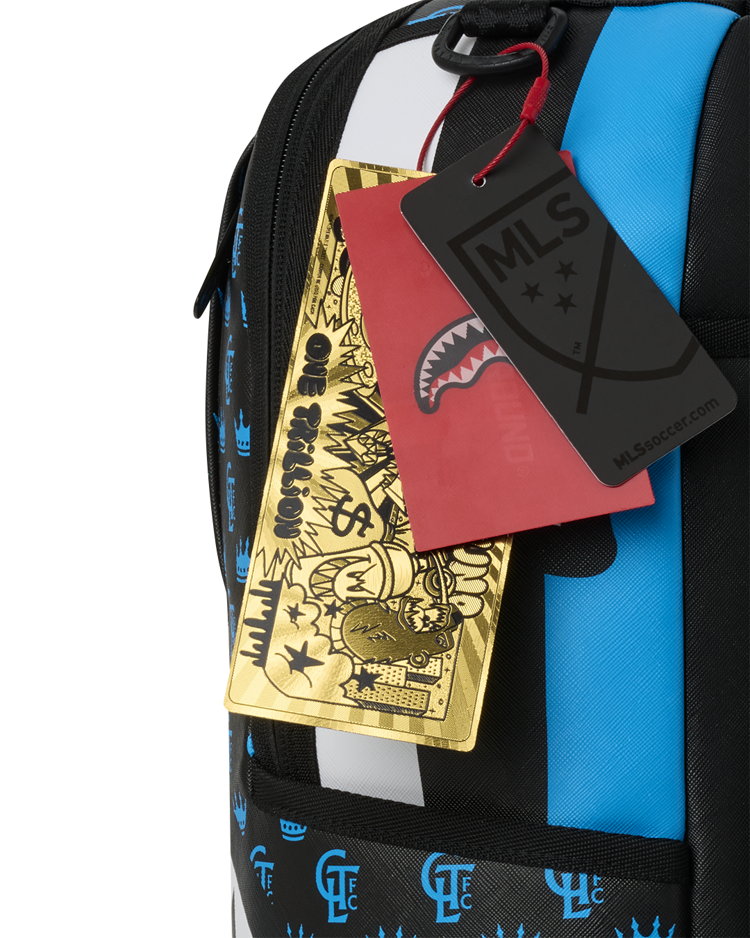 SPRAYGROUND® BACKPACK MLS CHARLOTTE FC REPEAT DLXSV BACKPACK
