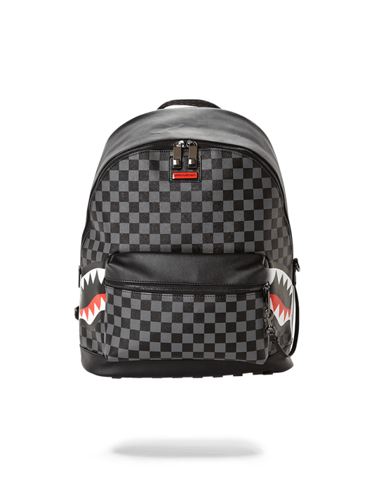 SPRAYGROUND® BACKPACK SHARKS IN PARIS (BLACK CHECKERED EDITION)