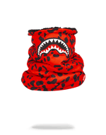 SPRAYGROUND® SKI MASK RED LEOPARD NECK WARMER