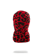 SPRAYGROUND® SKI MASK RED LEOPARD GOLD SHARK MOUTH SKI MASK
