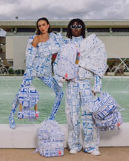 SPRAYGROUND® BACKPACK FRANK LLOYD WRIGHT BLUEPRINT 3D BACKPACK