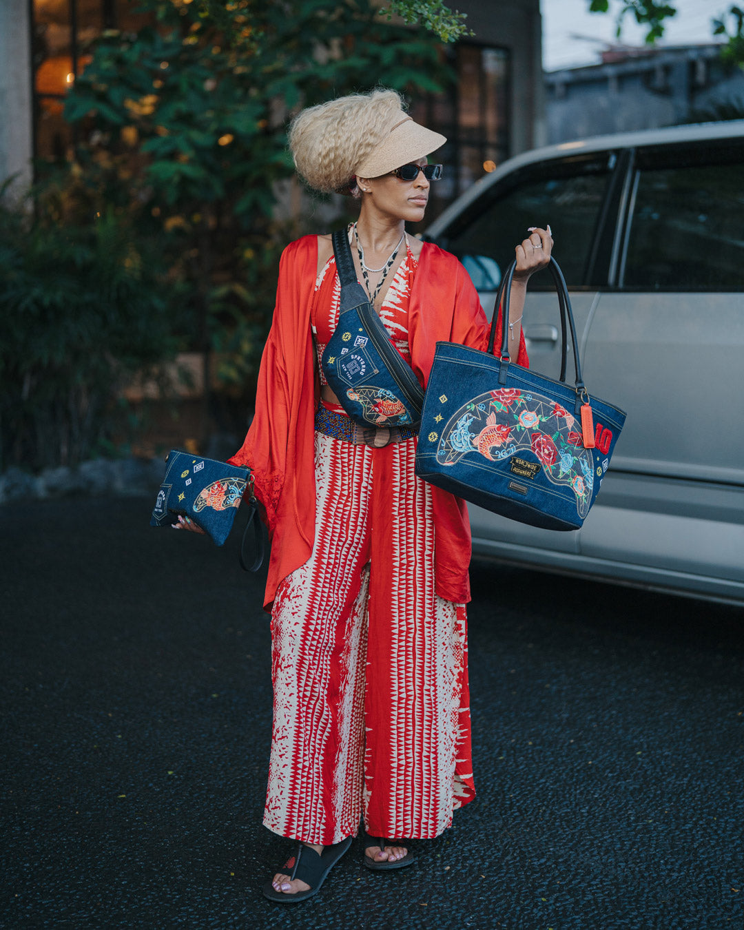 SPRAYGROUND® POUCHETTE EVISU STYLE CROSSOVER CLUTCH