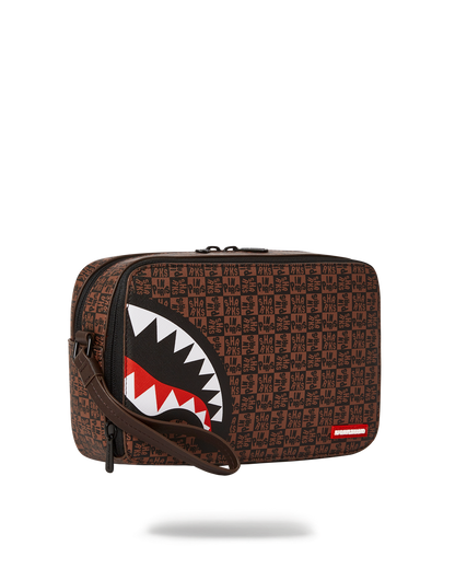 SPRAYGROUND® TOILETRY FRENZY SHARKS TOILETRY BAG
