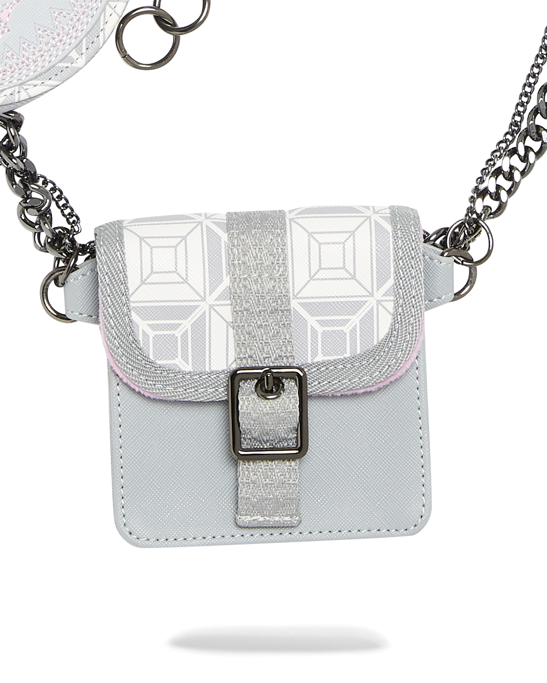 SPRAYGROUND® CROSSBODY A.I.8 AFRICAN INTELLIGENCE BOOKED & BUSY CHARM WAISTBELT
