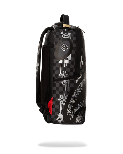 SPRAYGROUND® BACKPACK A.I.8 AFRICAN INTELLIGENCE SHARKGLYPHS BACKPACK