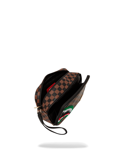 SPRAYGROUND® TOILETRY CHENILLE SHARKS IN PARIS TOILETRY BAG