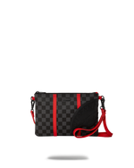SPRAYGROUND® POUCHETTE MONACO SHARK CLUB CROSSOVER CLUTCH W/ SHOULDER STRAP