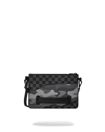 SPRAYGROUND® POUCHETTE 3AM RIPTIDE CROSSOVER CLUTCH W/ SHOULDER STRAP