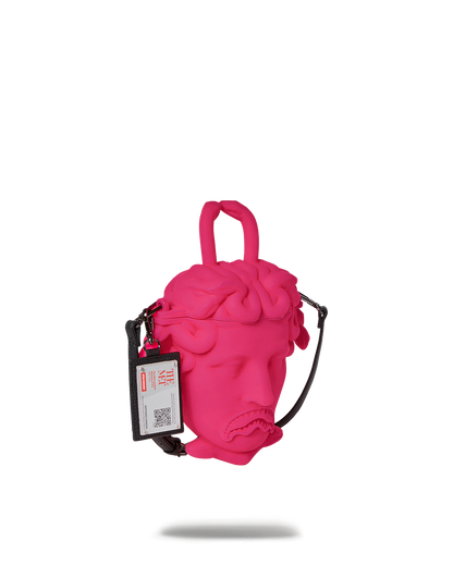 SPRAYGROUND® HANDBAG THE MET CANOVA MEDUSA HANDBAG (PINK)