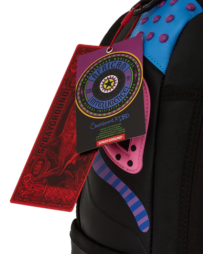 SPRAYGROUND® BACKPACK AFRICAN INTELLIGENCE 12 BROOKLYN & BEYOND BACKPACK - SANDFLOWER COLLAB