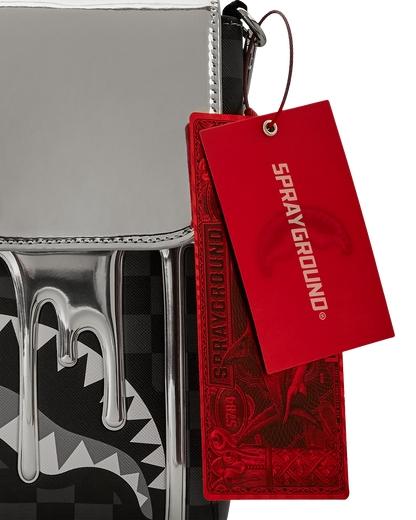 SPRAYGROUND® SLING METALLIC DRIPS MESSENGER BAG