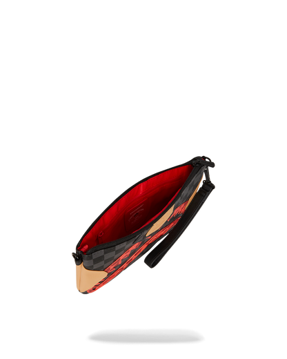 SPRAYGROUND® POUCHETTE EVIL TRIPLE DECKER CROSSOVER CLUTCH