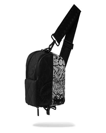 SPRAYGROUND® SLING HALF GRAFF QUILTED BACKPACK SLING