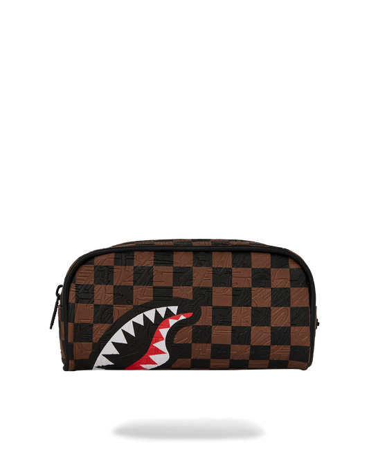 SPRAYGROUND® POUCH CHECK 2 EMBOSS POUCH