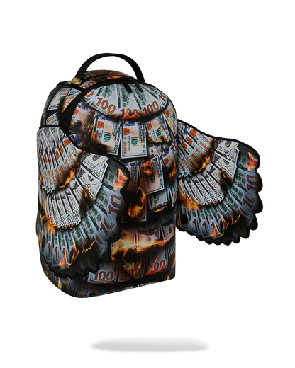 SPRAYGROUNDÂ® BACKPACK SCORCHING MONEY FEATHERS BACKPACK