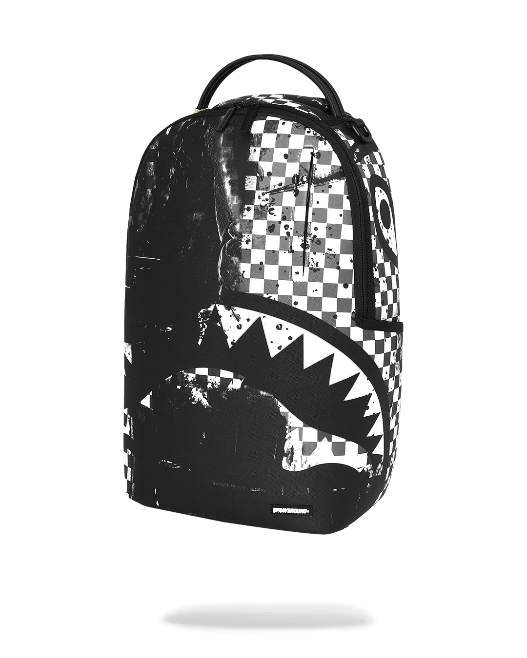SPRAYGROUNDÂ® BACKPACK PAINTED OVER CHECK BACKPACK
