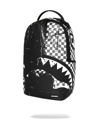 SPRAYGROUNDÂ® BACKPACK PAINTED OVER CHECK BACKPACK