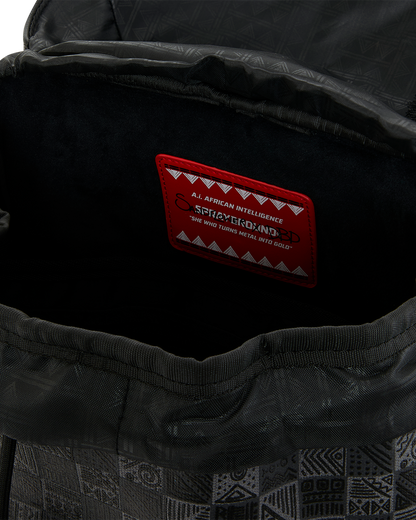 SPRAYGROUND® BACKPACK A.I. AFRICAN INTELLIGENCE MIDNIGHT MAGIC BACKPACK - SANDFLOWER COLLAB