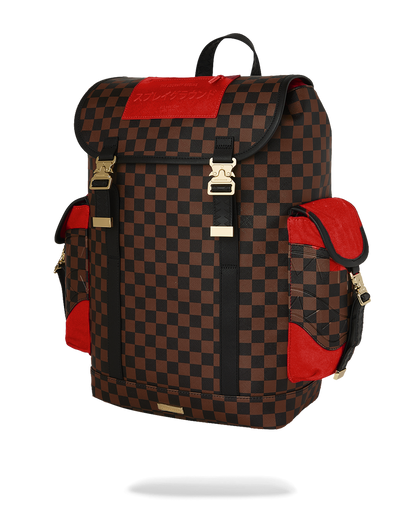 SPRAYGROUND® BACKPACK RED REDEMPTION MONTE CARLO BACKPACK