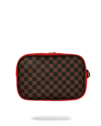 SPRAYGROUND® TOILETRY RED REDEMPTION TOILETRY BRICK