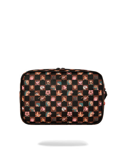 SPRAYGROUND® TOILETRY PEEKING CHARACTERS REMIX TOILETRY BRICK