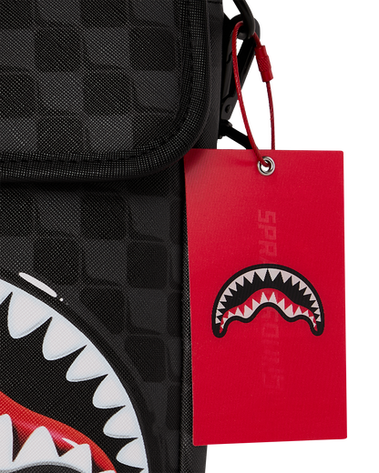SPRAYGROUND® SLING SHARKS IN PARIS BALLOON BLACK MESSENGER SLING