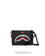 SPRAYGROUND® POUCHETTE SHARKS IN PARIS BALLOON BLACK CROSSOVER CLUTCH