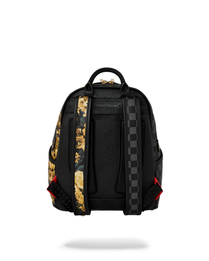SPRAYGROUND® BACKPACK GOLD FLORAL REMIX SAVAGE BACKPACK