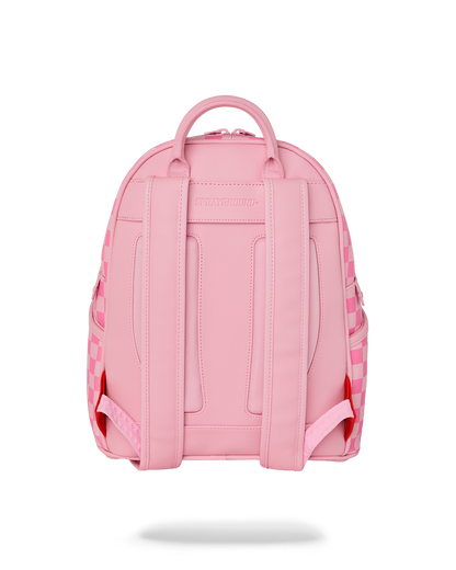 SPRAYGROUND® BACKPACK PINK SHARKS IN PARIS PATCH SAVAGE BACKPACK
