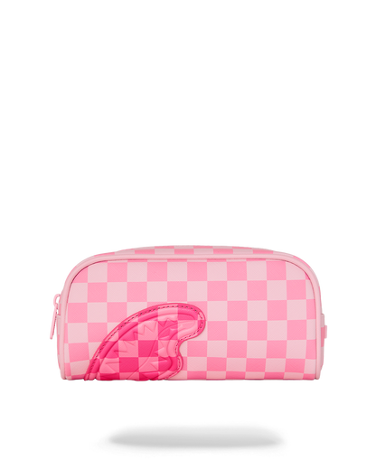 SPRAYGROUND® POUCH PINK SHARKS IN PARIS PATCH POUCH