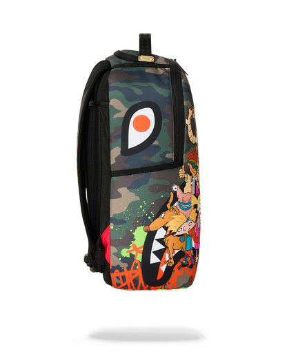 SPRAYGROUND® BACKPACK 90S NICK CAMO WITH GRAFFITI BACKPACK