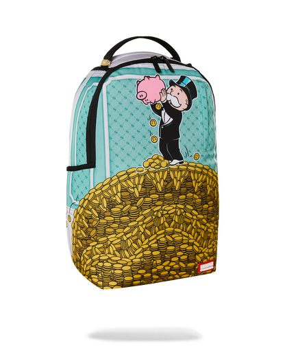 SPRAYGROUND® BACKPACK MONOPOLY MONEY PILE SHARK BACKPACK