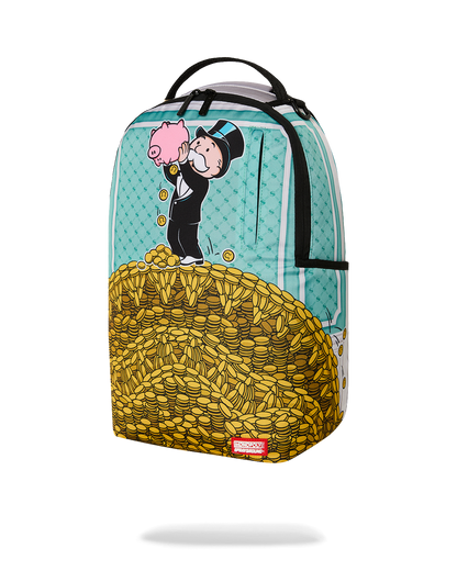 SPRAYGROUND® BACKPACK MONOPOLY MONEY PILE SHARK BACKPACK