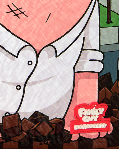 SPRAYGROUNDÂ® BACKPACK FAMILY GUY PETER FALLING THROUGH WALL BACKPACK