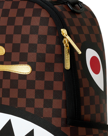 SPRAYGROUNDÂ® BACKPACK SHARKS IN PARIS GOLD DRIP BACKPACK
