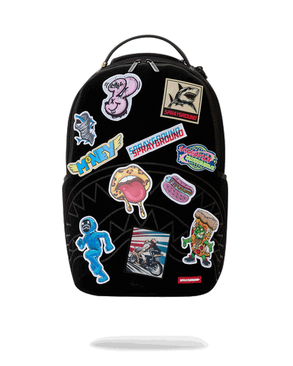 SPRAYGROUND® BACKPACK BUNCH OF VELCRO PATCHES TO MAKE YOUR BACKPACK