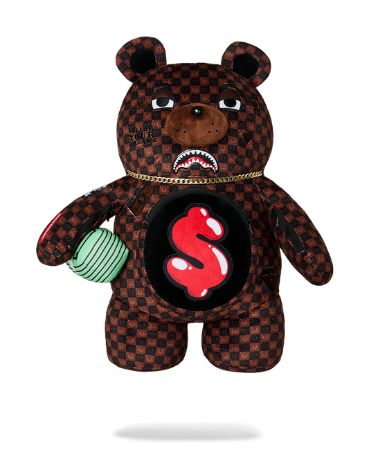 SPRAYGROUND® BACKPACK SHARKS IN PARIS GRIN & GRIND MONEYBEAR BACKPACK