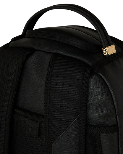 SPRAYGROUNDÂ® BACKPACK BLACKED OUT EMBOSSED GOLD TOOTH BACKPACK