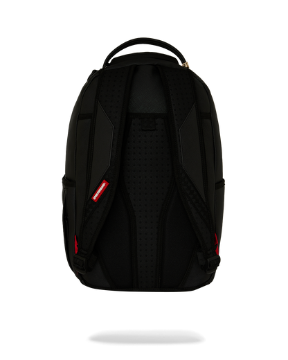 SPRAYGROUNDÂ® BACKPACK SHARK CENTRAL EMBOSSED BLACK NYLON BACKPACK