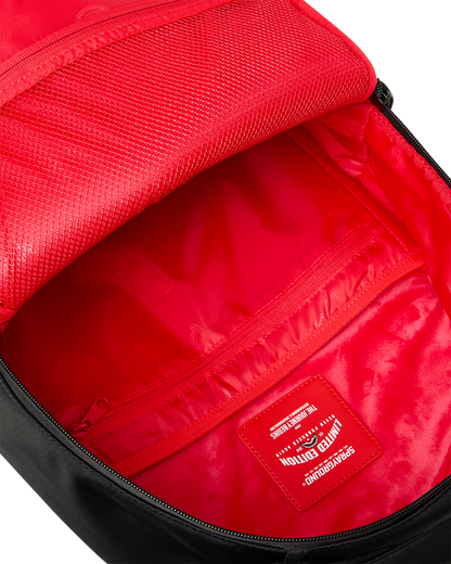 SPRAYGROUND® BACKPACK SHARK CENTRAL BLACK AND WHITE STENCIL BACKPACK