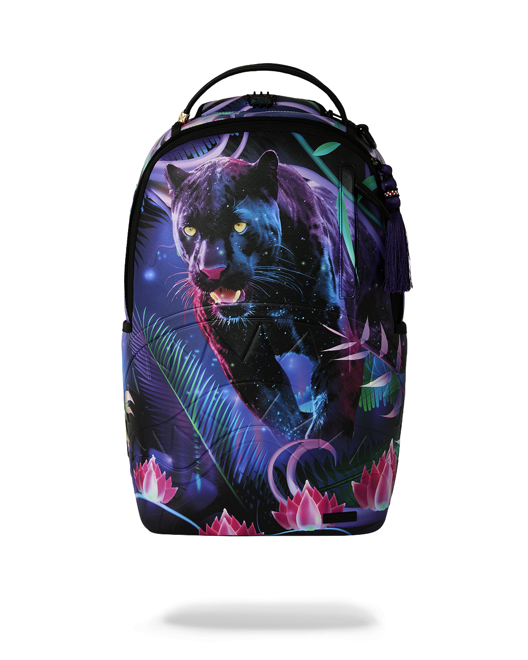 SPRAYGROUND® BACKPACK A.I. AFRICAN INTELLIGENCE INDIGO DUSK BACKPACK - SANDFLOWER COLLAB