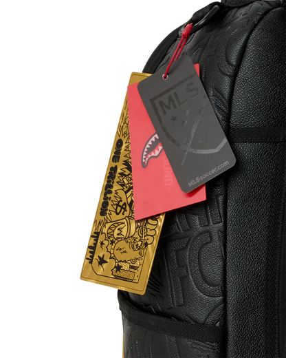 SPRAYGROUNDÂ® BACKPACK MLS LAFC GOLD SHARKMOUTH DLXSV BACKPACK