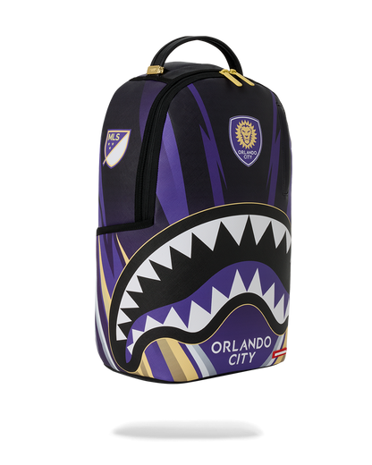 SPRAYGROUNDÂ® BACKPACK MLS ORLANDO CITY SHARKMOUTH DLXSV BACKPACK
