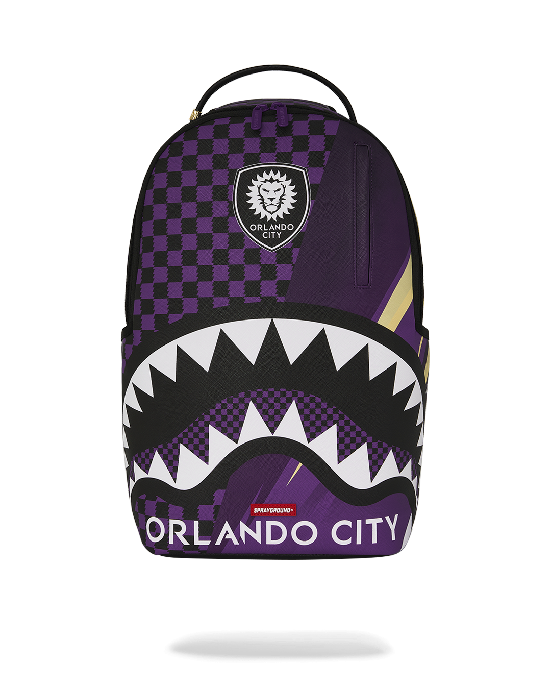 SPRAYGROUND® BACKPACK MLS COLLAB - ORLANDO CITY CHECK SPLIT DLXSV BACKPACK