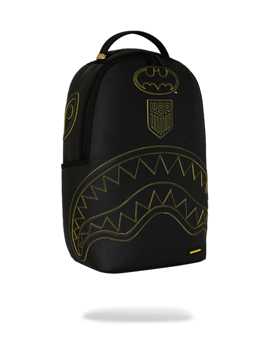 SPRAYGROUNDÂ® BACKPACK USSF x DC BATMAN AND USSF LOGO BACKPACK