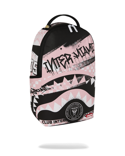SPRAYGROUNDÂ® BACKPACK MLS INTER MIAMI GRAFF SHARKMOUTH DLXSV BACKPACK