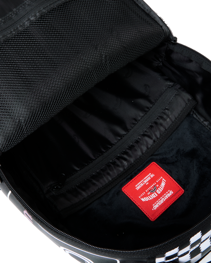 SPRAYGROUND® BACKPACK MLS COLLAB - INTERMIAMI LUIS SUAREZ PINK STRIPE BACKPACK
