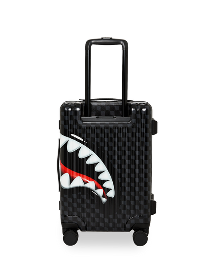 SPRAYGROUND® LUGGAGE SHARKS IN PARIS BALLOON BLACK CARRY-ON LUGGAGE