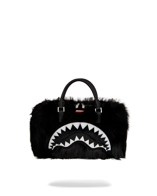 SPRAYGROUND® DUFFLE FUR CRAY BLACK MINI DUFFLE